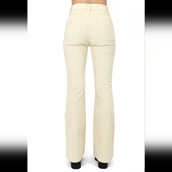 Porter Blue The Wanderer Corduroy Flare High Waisted Wide Leg Pants Size 29 - Picture 4 of 16